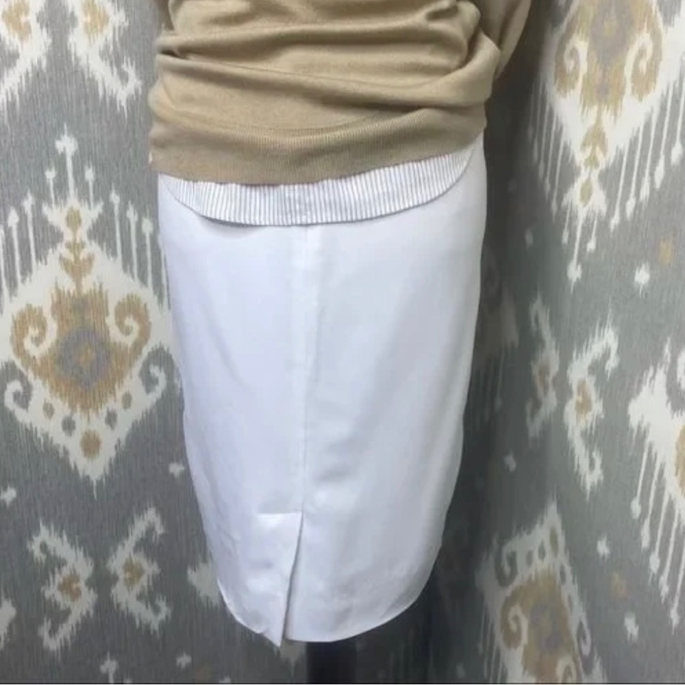 Ralph Lauren 'Resort 2015 Lamb Leather Lace Side Fianna Pencil Skirt - Picture 9 of 9